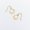 Gold, variant on Women's Gold Round Lace Drop Ear Sense Earrings by Howard's
