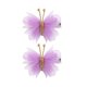 thumbnail image 1 of Pinza para el cabello jinwen de mariposa Malla púrpura, 1 of 8