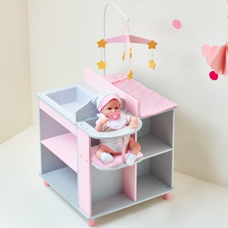 Olivia S Little World Station A Langer Princesse A Pois Centre D Activites Pour Bebe Centre De