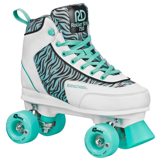 Patines de ruedas Roller Derby Roller Star 750 para mujer SEA Zebra Talla 7