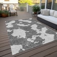 thumbnail image 6 of Addison Rugs Chantille Indoor/Outdoor Transitional Abstract Gray Washable Rectangle Rug, 5' x 7'6", 6 of 6