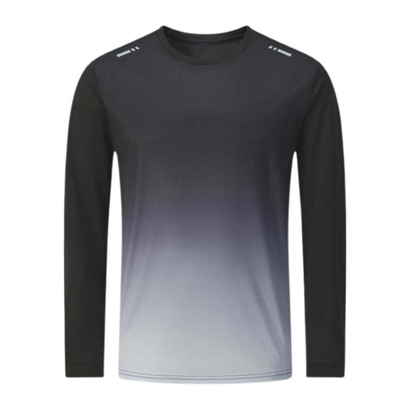 Big and Tall Shirts for Men Long Sleeve Shirts Sun Athletic For Hiking Running Workout Rash Guard Mens Compression Shirt Men's Big And Tall Mens T Short Sleeve Medium T Shirt Dry Blend Pocket 2XL