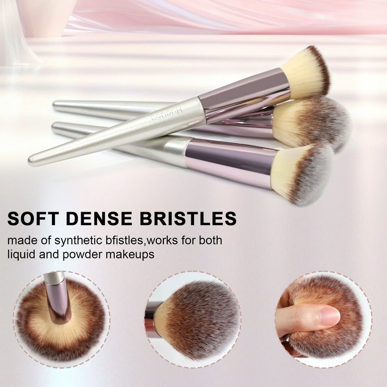 Huauoo Makeup Brush Set, 20 Pcs, Foundation, Powder