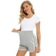thumbnail image 4 of Pantalones Cortos de Maternidad Para Mujeres Embarazadas Bolsillos Cómodos Casuales Color de Contraste Suelto L Odeerbi  ODB159824, 4 of 7