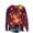 17-Multicolor, variant on Womens Christmas Lightwight Pullover Long Sleeves Top Christmas Tree Snowflake Print Cotton Womens Knitwear Crewneck Tunic Top Party Blouse Shirts Fashion Clothes Going Outwear 01-Multicolor 4XL