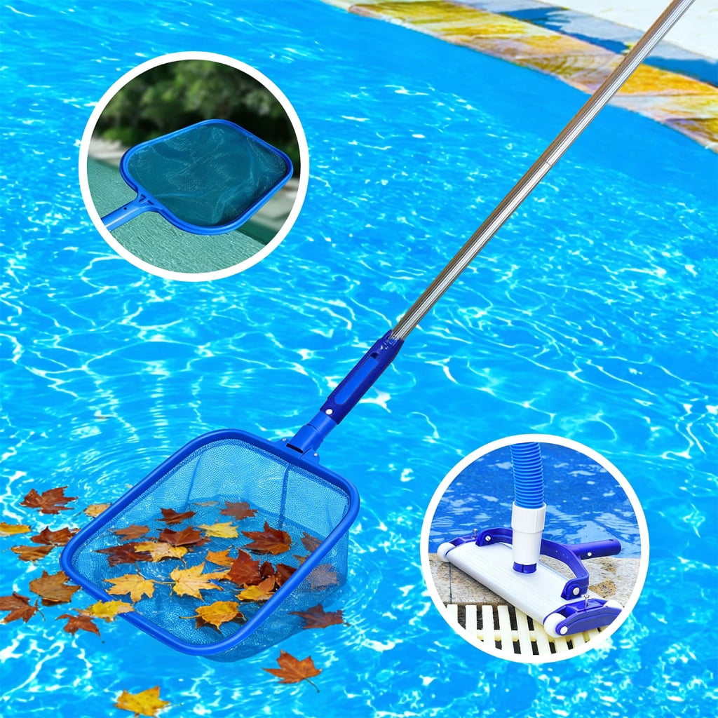 Miiottaa Extendable Robotic Pool Cleaner Hook with Swimming Pool Poles Aluminum Alloy Rod