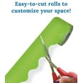 thumbnail image 4 of Carson Dellosa Education Lime Rolled Scalloped Border, 65 Feet Per Roll, Pack of 3, 4 of 6