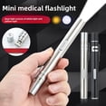 thumbnail image 3 of Medical-Grade USB Rechargeable Flashlight with Rear Press Switch – Single Yellow Light for Oral Exams, Pupil Checks & Morning Inspections, featuring Durable, Portable Design and Long-Lasting, 3 of 6
