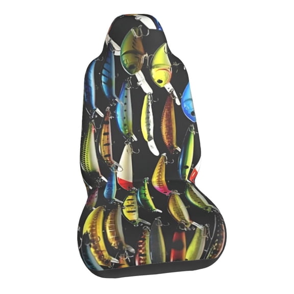 Fishhook Fish Car Seat Covers Stretch Car Seat Protectors Universal Fit