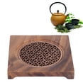thumbnail image 4 of Natural Texture Teapot Pad, Teapot Mat, Walnut Wood Kitchen For Metal Material Family Living Room Tea Room Office, 4 of 8