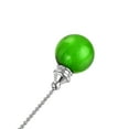 thumbnail image 3 of Uxcell 20 Inch Ceiling Fan Pull Chain Ornament 30mm Crystal Ball Pendant Green 2Pack, 3 of 6