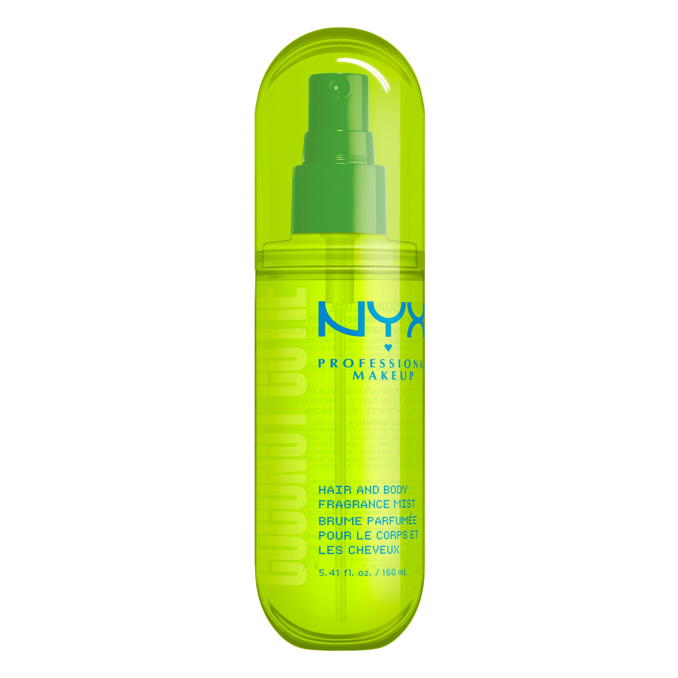 NYX Professional Makeup Fat Oil Hair & Body Fragrance Large Mist, Coconut Cutie, 5.4 fl oz