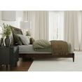 thumbnail image 6 of AFI Orleans Queen Solid Wood Low Profile Sleigh Platform Bed, Walnut, 6 of 13