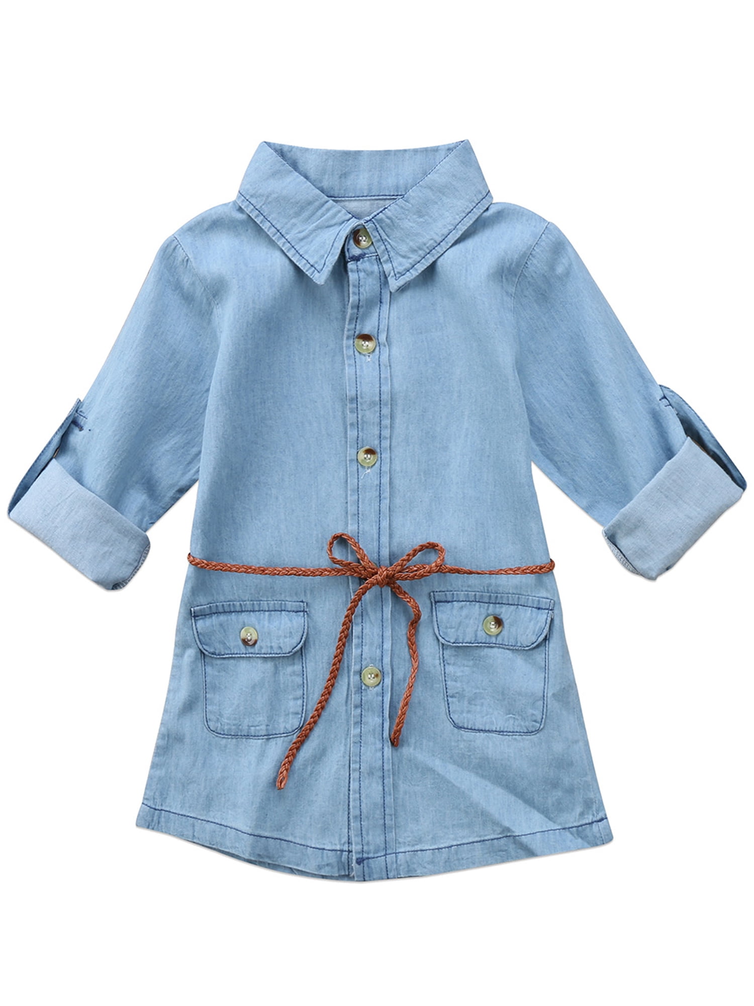 denim mini skirt for baby girl