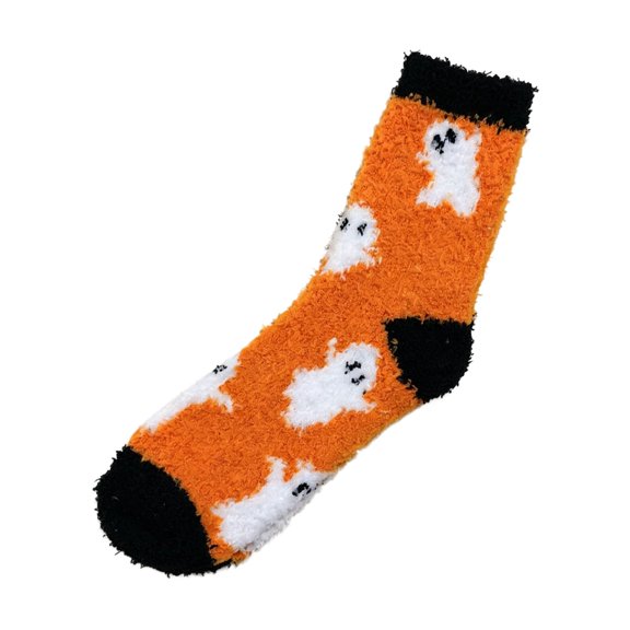 YWMJI Fuzzy Socks for Unisex Cozy Fluffy Slipper Socks Soft Thick Warm Home Fuzzy Socks Warm Socks Warm Winter Festival Socks Cute Fuzzy Socks Soft Plush Warm Winter Sleep Home Soft Socks Orange