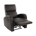 thumbnail image 5 of Lazzara Home Keamy Dark Brown Faux Leather Upholstered Reclining Chair, 5 of 7