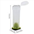 thumbnail image 4 of 100 Piezas Jaula de Rodillos para Abeja Reina - Kit de Copa Reina de Apicultura de Plástico Jaula de Rodillos para Abeja Reina Portavasos Trasero Herramientas de Apicultura, 4 of 5