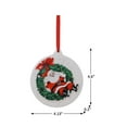 thumbnail image 2 of Mr. Christmas 4" Vintage Ceramic Santa Ornament, White, 2 of 3