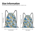 thumbnail image 4 of Easygdp Flower and Sail Boat Drawstring Backpack, Beach Sackpack, Travel Sackpack Lightweight for Sports, Gym, Travel, Swimming - Medium, 4 of 9