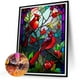 thumbnail image 5 of Pintura de diamante 5D DIY Full Round Drill Vitral Cardinal Kit (B6718), 5 of 9