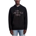 thumbnail image 1 of Karl Lagerfeld Mens Logo Hoodie Sweatshirt, Black, XX-Large, 1 of 1
