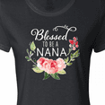 thumbnail image 4 of Inktastic Blessed to Be a Nana with Flowers Women's T-Shirt, 4 of 5