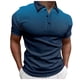 thumbnail image 4 of Playeras Hombre Cuello V Camiseta De Manga Corta Para Hombre Verano Casual Estampado De Lunares Camisas Festivas Tops, 4 of 4