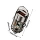 thumbnail image 3 of ¡Precios Bajos!, Puerto de carga USB-A tipo C oculto con dos puertos PD65W, carga rápida, ligero y portátil, diseño de anillo de tracción, cargador para uno o dos autos Akmoler, 3 of 6