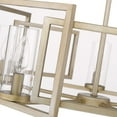 thumbnail image 6 of Marco 5 Light Chandelier in White Gold with Clear Glass, 6 of 11