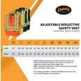 thumbnail image 6 of Pioneer Hi Vis Reflective Adjustable Safety Vest for Men & Women For Traffic & Construction - ID & Phone Pockets - Orange, 6 of 7