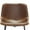 Brown, variant on Dycanpo 24" Bar Stools Set of 3 with Back, Faux Leather for Home Kitchen Island, Whisky Brown