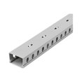 thumbnail image 3 of StarTech.com Open Slot Cable Management Raceway with Cover, 1-1/2"(38mm)W x 1"(25mm)H, 6.5ft(2m) length, 1/4"(8mm) Slots, PVC Network Cable Hider/Wall Wire Duct, Max 20 Cables, UL Listed - UL94 V0, M1 Fire Rated (CBMWD3825) - Cable raceway - 6.6 ft - gray - TAA Compliant, 3 of 5