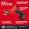 thumbnail image 2 of CRAFTSMAN 20V MAX Cordless Electric Pruner, Battery & Charger Included (CMCPR320C1), 2 of 6