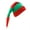 #4_Red, variant on Adult Holiday Knitted Elf Hat with Bells and Pompom Striped Winter Warm Beanie for Men and Women Festive Party Season Celebration Headwear