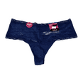 thumbnail image 4 of Women's Maidenform DMTSTG Everyday Smooth High Waist Lace Thong (Navy Eclipse 6), 4 of 5