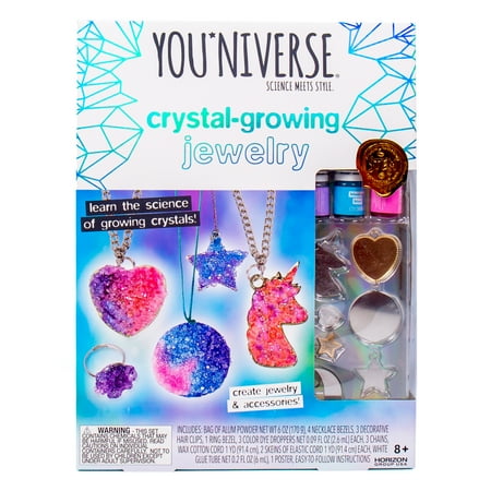 UPC: 0194356015013 | YOUniverse Multi-Color Crystal-Growing Jewelry Stem Activity Kit  Boys and Girls  Child  Ages 8+