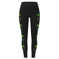 thumbnail image 4 of WILLBEST Leggings de Cintura Alta para Mujer, para Entrenamiento, Yoga, Suaves, Elásticos, con Estampado Navideño, Bloques de Color, Cómodos, para Fitness Y Running 2287 Mediana, 4 of 4