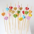 thumbnail image 3 of Paquete de 100 palillos de madera, accesorios desechables, productos decorativos de estilo de vida, para fiestas de bodas, pasteles, fiestas de cumpleaños, adecuados para bares, barbacoas,, 3 of 5
