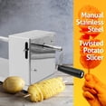 thumbnail image 3 of Potato Cutter Machine Spiral Cutting Machine Chips Machine Kitchen Accessories Cooking Tools Chopper Potato Slicer, 3 of 9