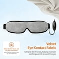 thumbnail image 4 of Dry Eye Mask with Heat, Heated Eye Mask for Tired Eyes and Warm Compress Comfort, USB Powered Sleep Mask with Soft Plush Fabric, 3 Heat Levels and 4 Timers for Daily Eye Care, 4 of 7