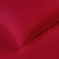 thumbnail image 5 of Sateen-Finish Cotton Pillowcase Set - Standard Size, Red, 5 of 5