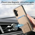 thumbnail image 6 of Allytechgroup Galaxy A21s Wallet Case with Card Holder, Hybrid TPU Back Cover Kickstand Bumper Anti-Scratch Slim Case Cover for Samsung Galaxy A21s, Khaki, 6 of 8