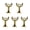Golden color, variant on Replacement Arm Bracket FanB1adeSupport Ceiling Hardware Parts Ceiling Fan