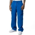 thumbnail image 2 of Pro Club Men's Heavyweight Fleece Cargo Pants, Royal Blue, X-Small, 2 of 3