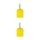 thumbnail image 1 of Moyic Bolsa de almacenamiento de silicona, bolsa de embalaje, pendientes, anillos, organizador, estuche de viaje, contenedor de protección, Amarillo 2piezas, 1 of 6