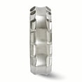 thumbnail image 3 of Edward Mirell Titanium Faceted Edges Brushed & Polished 8mm Ring, 3 of 7