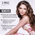 thumbnail image 5 of SOBE LUXE - Brazilian Keratin Smoothing Treatment, Blowout Straightening System for Dry and Damaged Hair, 32 Oz, Acai Berry - Forte, Sulfate Free - Eliminates Curls and Frizz, All Hair Types, 5 of 7