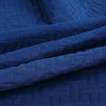 thumbnail image 4 of Legacy Decor Modern Abstract Blue Geometric 3-Piece Reversible Queen Bedspread, 4 of 6