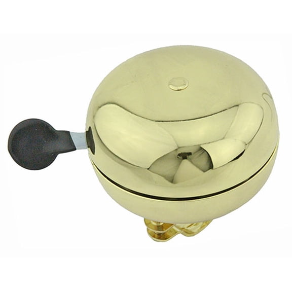 Ding Dong bicycle Bell 80mm Gold. Bike bell, bicycle part, bike part.