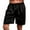 Black, variant on zeranth Men Boxers Solid Color Plus Size Loose Mid Waist Summer Briefs for Sleeping